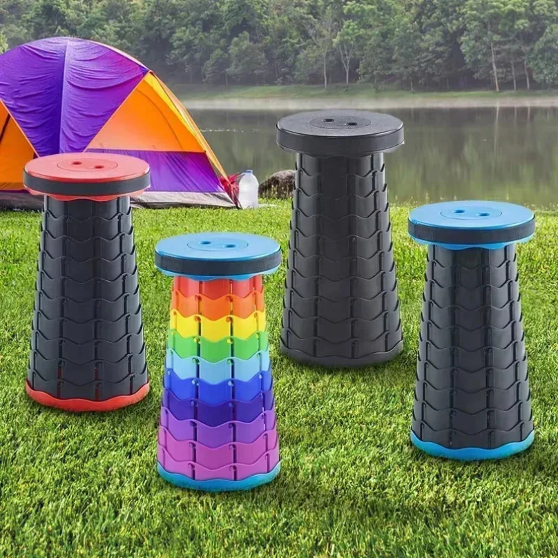 Portable Plastic Folding Teles - Outdoor Camping Chairs reseña y precio