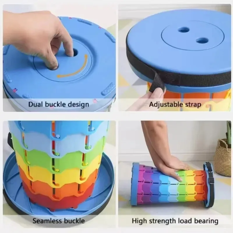 Portable Plastic Folding Teles - Outdoor Camping Chairs reseña y precio