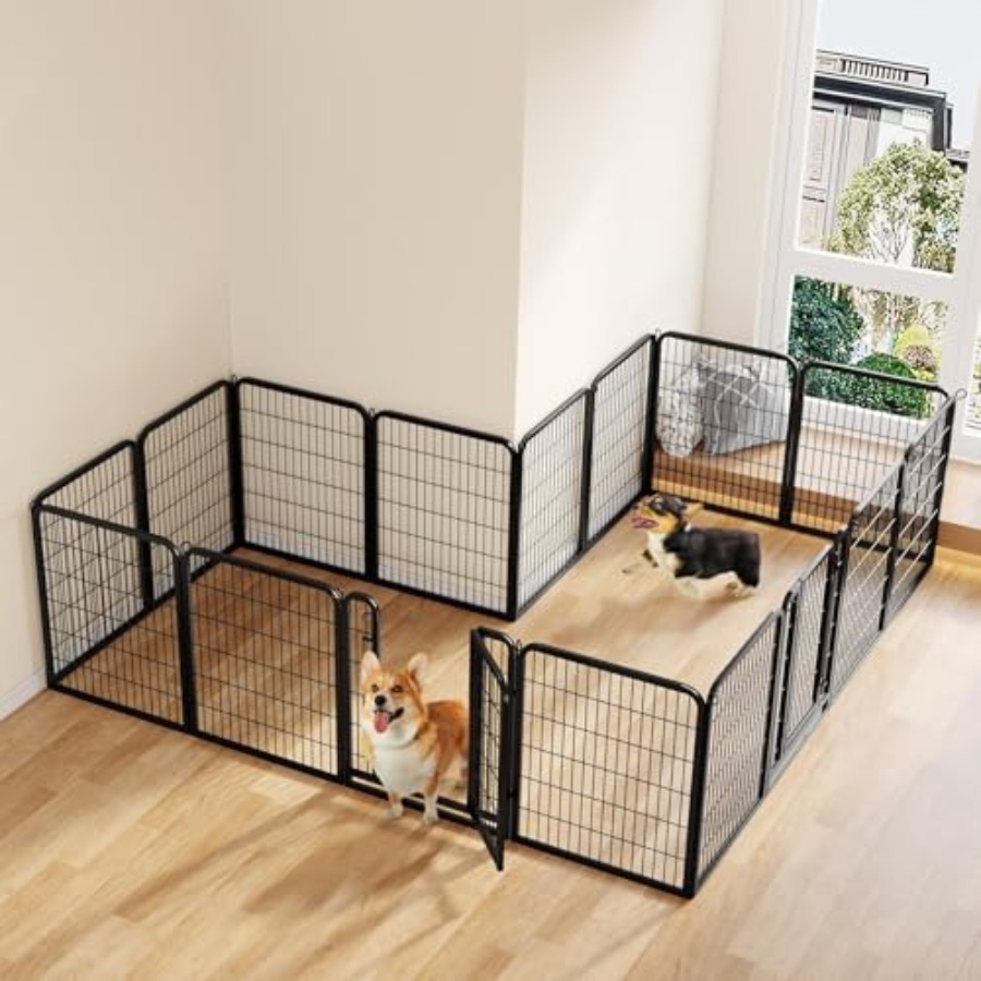Dog Playpen Outdoor Puppy Exer - Outdoor Camping Dog Fence reseña y precio