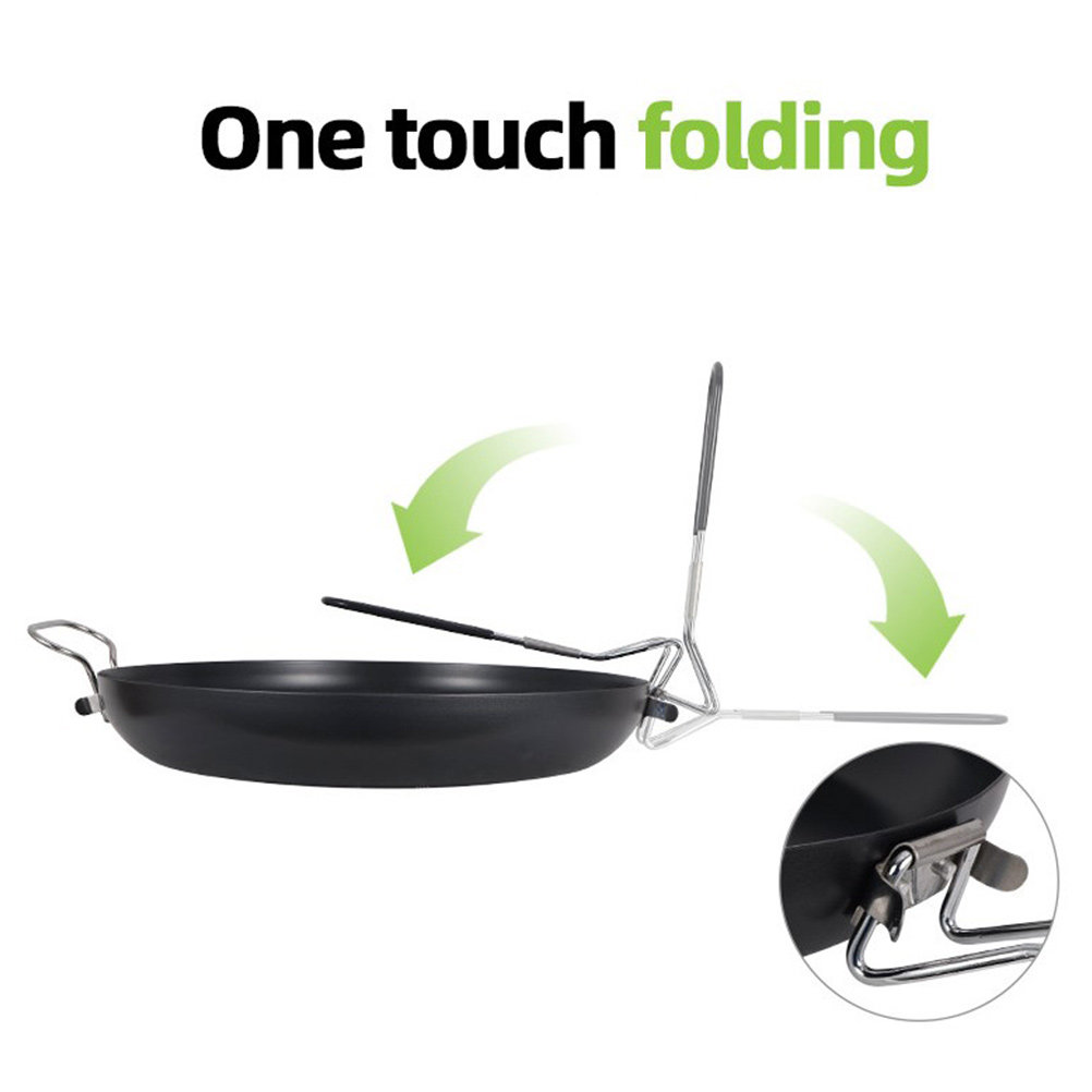 Camping Non Stick Frying Pan 9 - Cooking Outdoor Camping reseña y precio