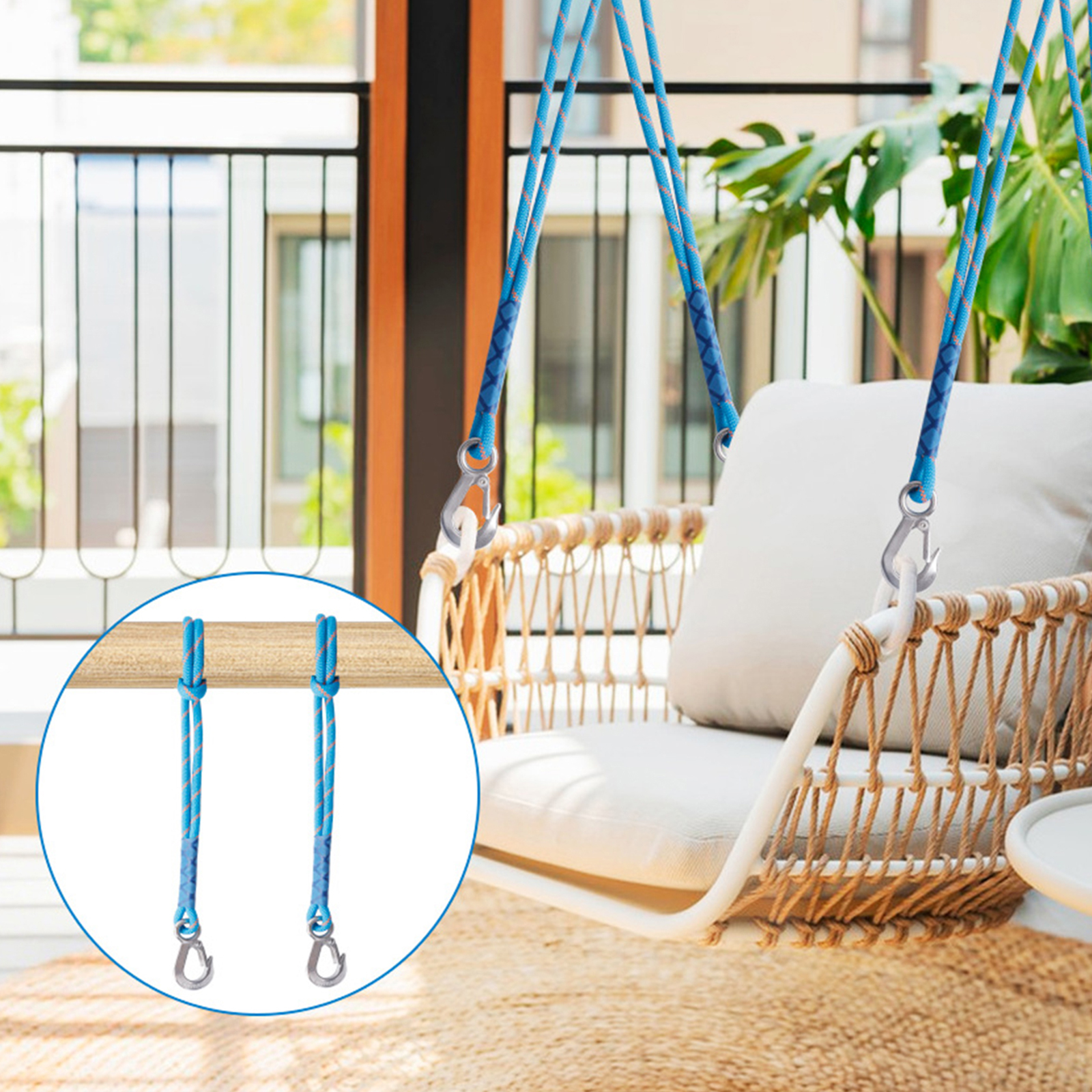 Swing Suspension Strap with He - Camping Hammock reseña y precio