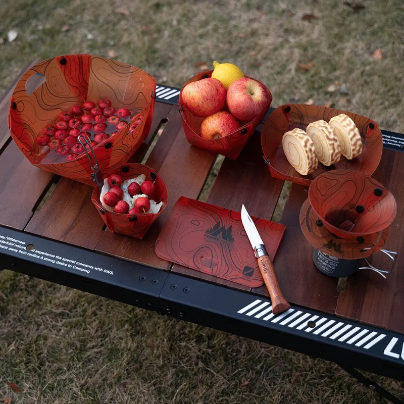 Foldable Camping Tableware Por - Outdoor Camping Kitchen Table reseña y precio